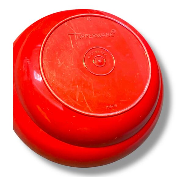 Vintage Tupperware Harvest Tumblers 18oz Bowls Cereal Salad Set of 4 1348 155 - Picture 7 of 15